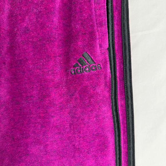 Adidas Kids Purple Joggers Size M 10/12 - Picture 3 of 7